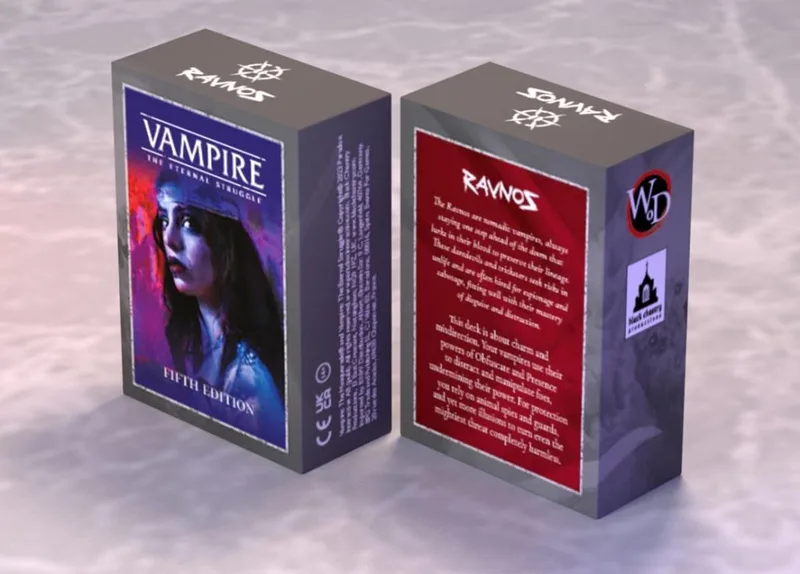 Vampire The Eternal Struggle 5th Ed Ravnos de Black Chantry Productions – boîte