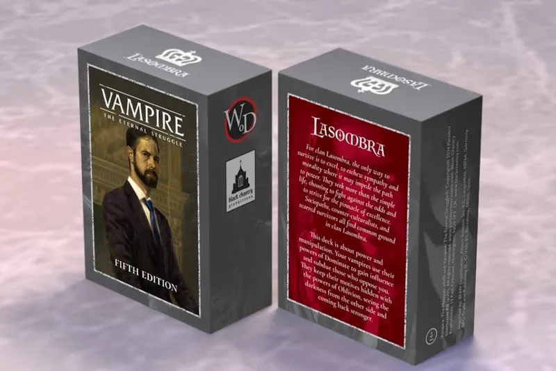 Vampire: The Eternal Struggle Fifth Edition - Lasombra - Preconstructed Deck de Black Chantry Productions – boîte