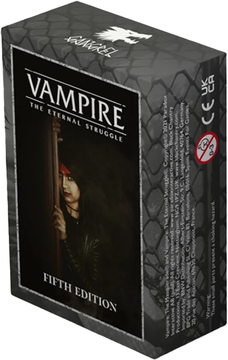 Vampire The Eternal Struggle Gangrel Preconstructed Deck från Black Chantry Productions – kartong