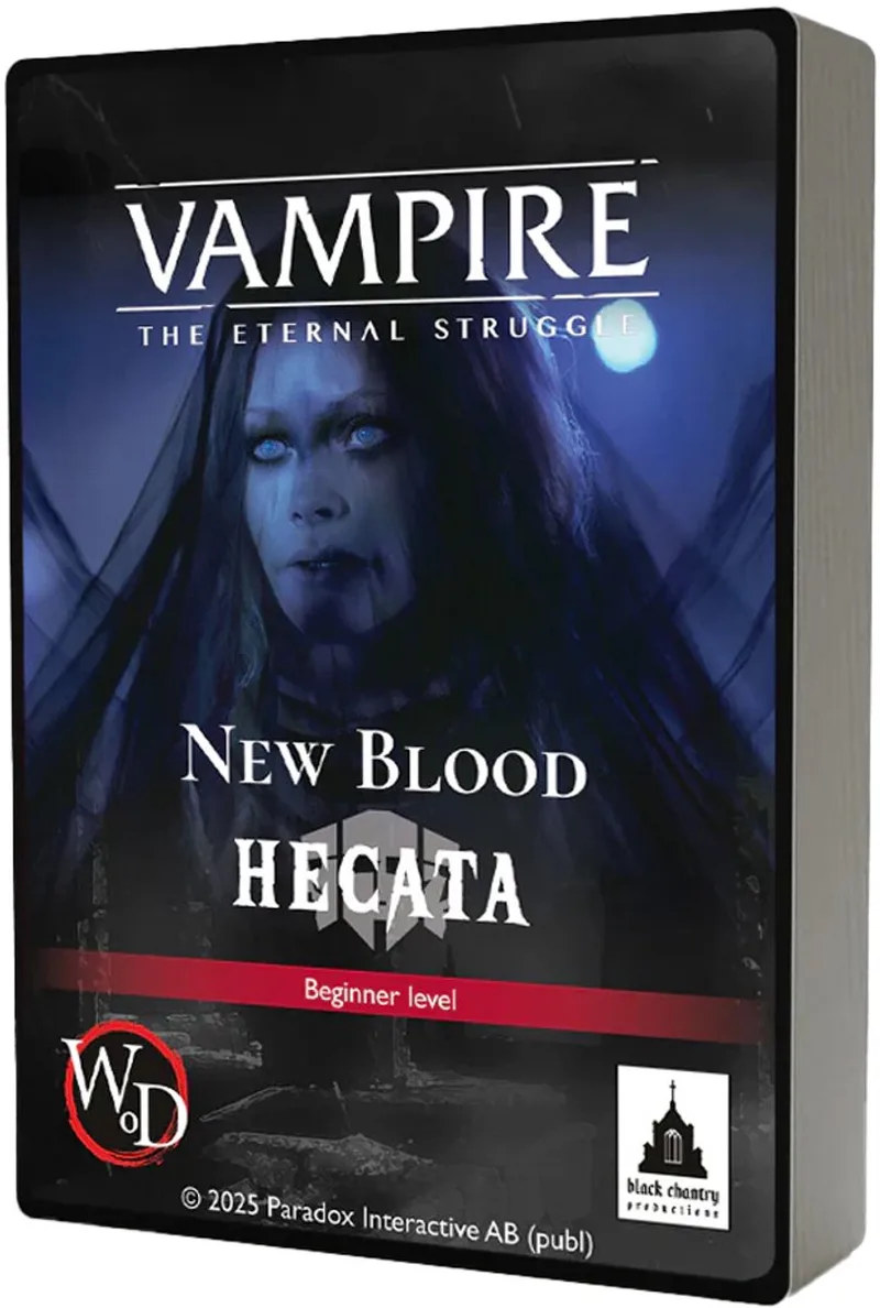 Vampire: The Eternal Struggle New Blood Hecata - Kaartspel - Engels van Black Chantry Productions – doos