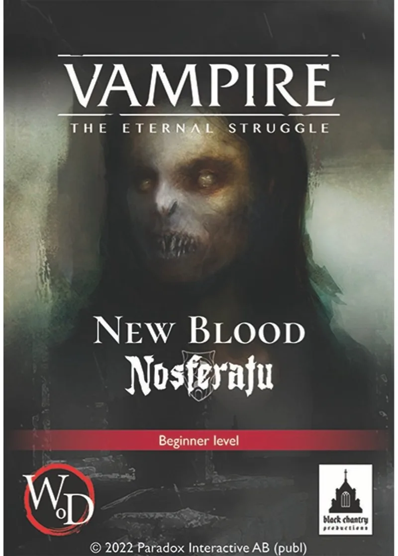 Vampire The Eternal Struggle New Blood Nosferatu from Black Chantry Productions – box