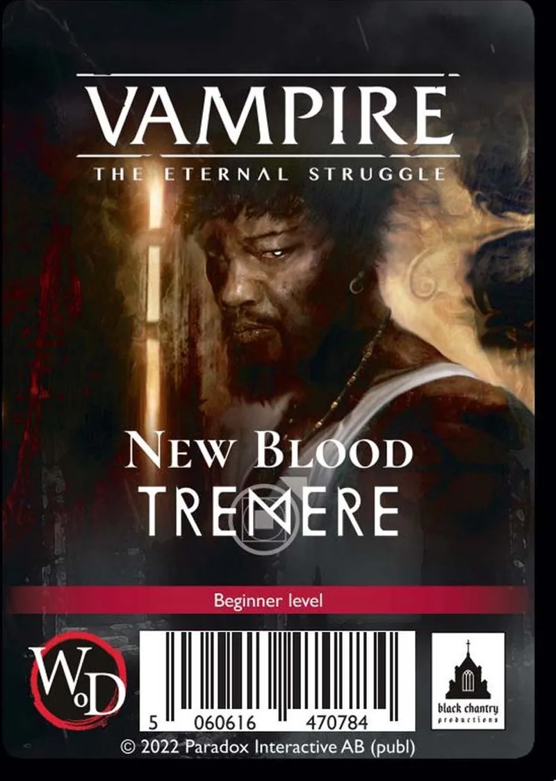 Vampire The Eternal Struggle New Blood Tremere de Black Chantry Productions – boîte