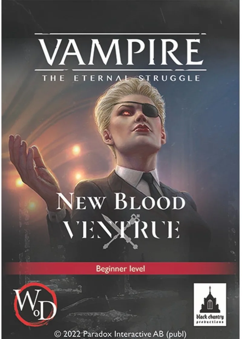Vampire The Eternal Struggle New Blood Ventrue från Black Chantry Productions – kartong