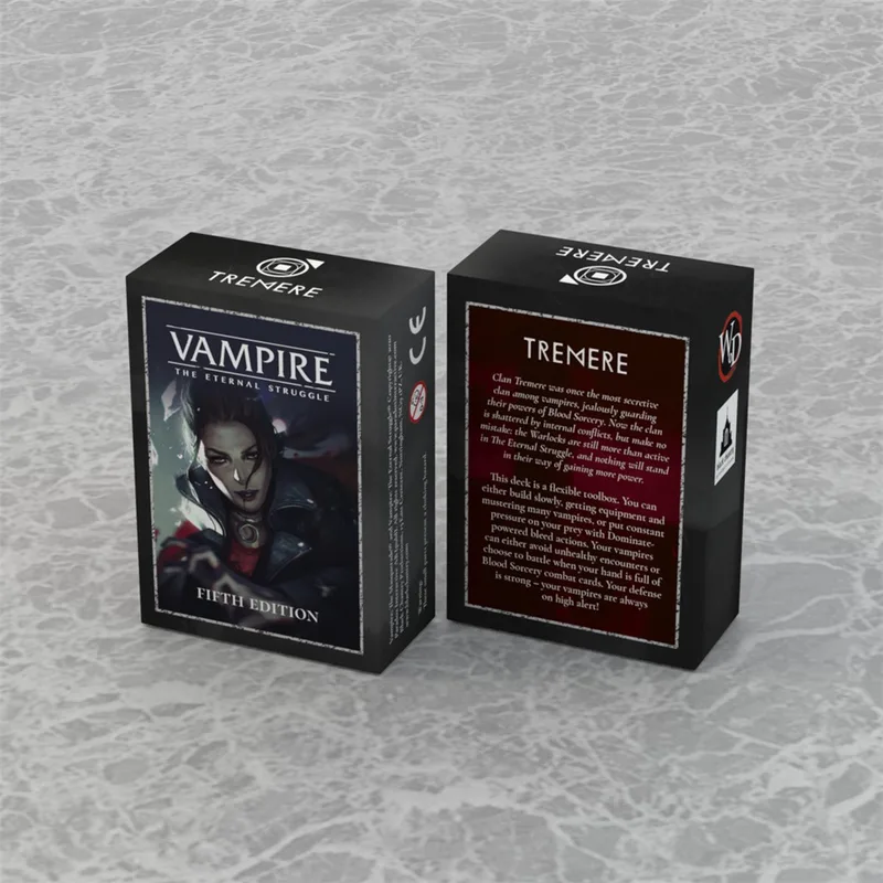 Vampire The Eternal Struggle Tremere Preconstructed Deck from Black Chantry Productions – box