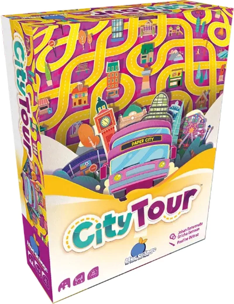 Geronimo Games City Tour - Coöperatief Bordspel - Familiespel - Kort Spelletje - Kinderspel van Blue Orange – doos
