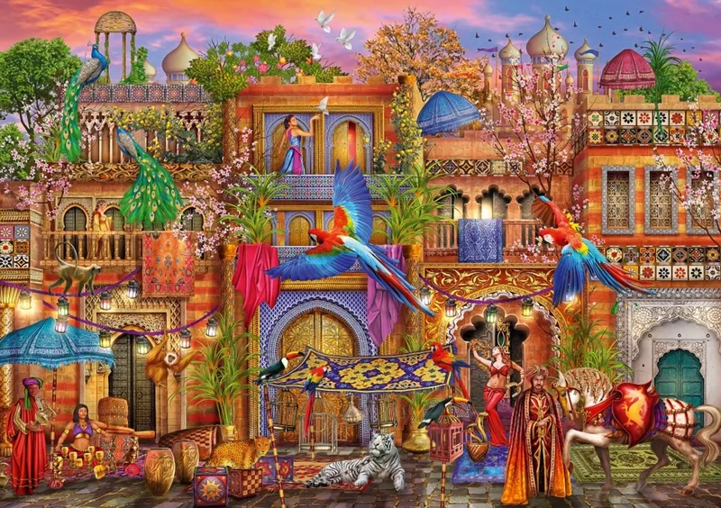 Arabian Street - 1000 stukjes voor 3+ jaar from Bluebird Puzzle, Multicolour edition – box
