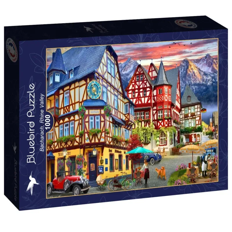 Bacharach, Rhine Valley Puzzel 1000 Stukjes from Bluebird Puzzle, Multicolour edition – box 2 of 2