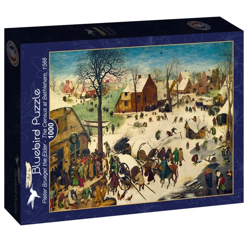 Brueghel the Elder - The Census at Bethlehem, 1566 (1000) fra Bluebird Puzzle – æske 2 af 2