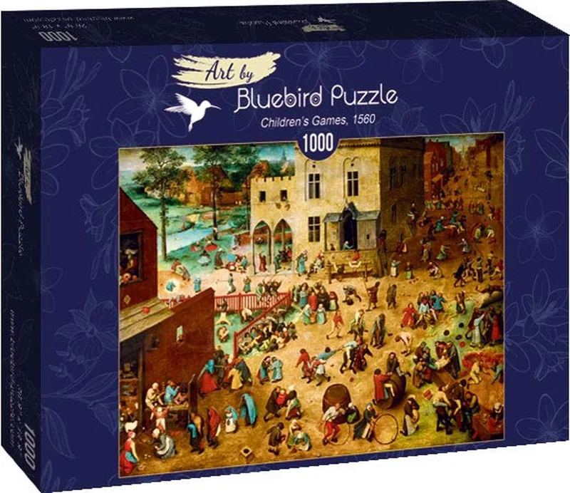 Children's Games, 1560 art by Pieter Bruegel senior fra Bluebird Puzzle – æske