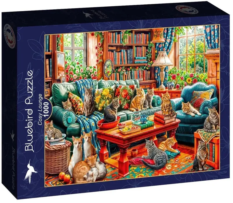 Cosy Lounge Puzzel 1000 Stukjes van Bluebird Puzzle, editie Meerkleurig – doos