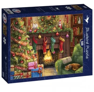 Cozy Christmas Evening - legpuzzel 500 stukjes. von Bluebird Puzzle, Ausgabe Mehrfarbig – Schachtel 1 von 2