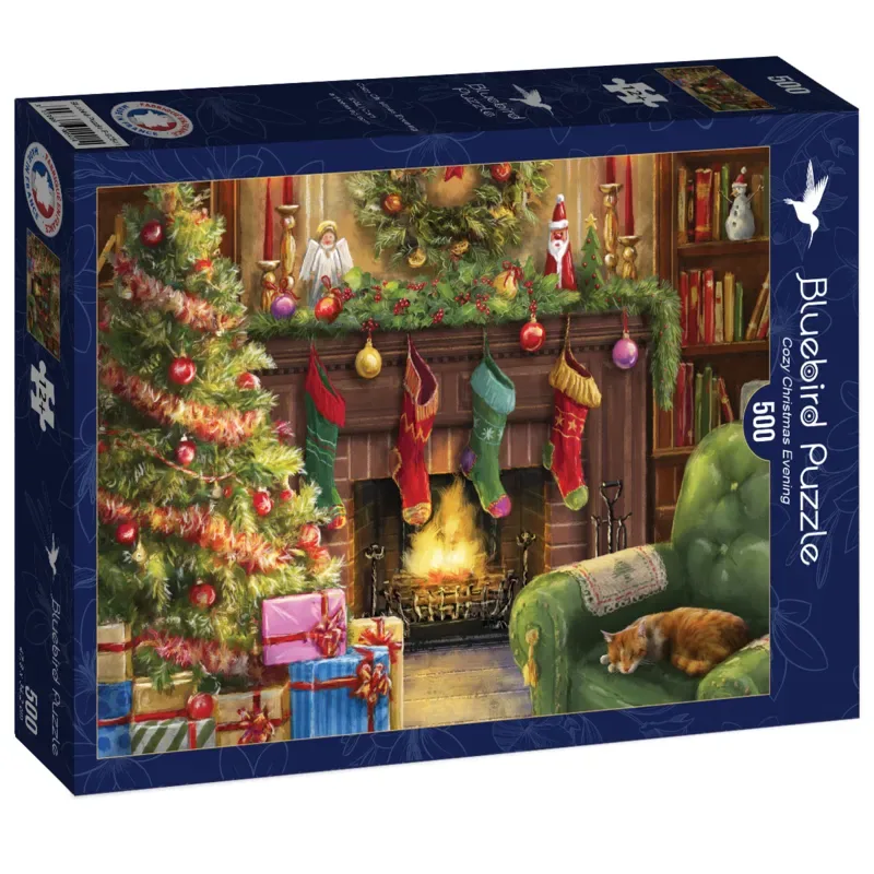 Cozy Christmas Evening - legpuzzel 500 stukjes. von Bluebird Puzzle, Ausgabe Mehrfarbig – Schachtel 2 von 2