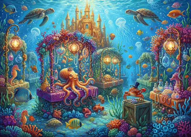 dierenrijk legpuzzel 500 stukjes oceaan. fra Bluebird Puzzle, Flerfarvet-udgave – æske