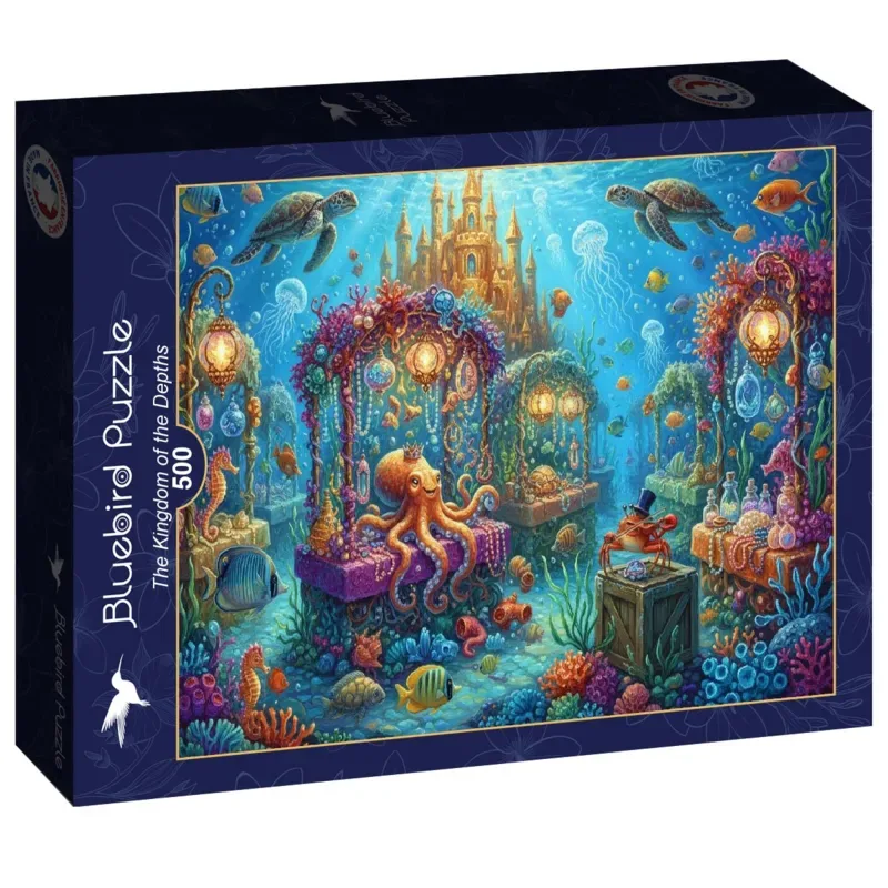 dierenrijk legpuzzel 500 stukjes oceaan. van Bluebird Puzzle, editie Meerkleurig – doos 2 van 2