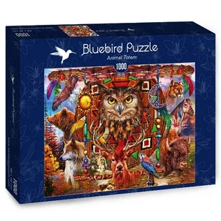 Dierentotem - 1000 stukjes von Bluebird Puzzle, Ausgabe Mehrfarbig – Schachtel 2 von 2