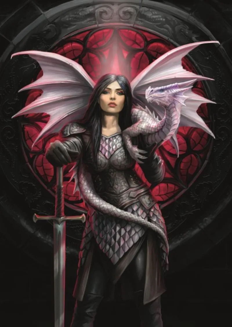 fantasie puzzel Anne Stokes Valour 1500 stukjes. van Bluebird Puzzle, editie Meerkleurig – doos