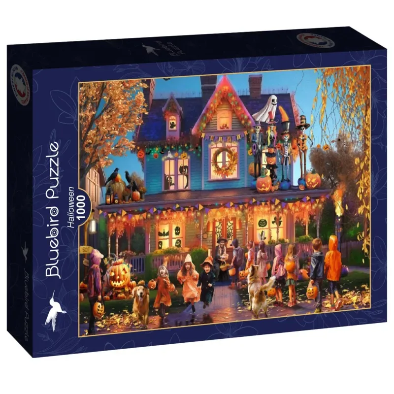 Halloween - legpuzzel 1000 stukjes puzzelspel. fra Bluebird Puzzle, Flerfarvet-udgave – æske 2 af 2