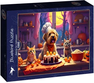 Halloween puzzel - 1000 stukjes - legpuzzel. fra Bluebird Puzzle, Flerfarvet-udgave – æske 1 af 2