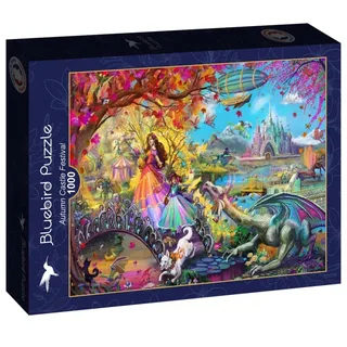 herfst kasteel festival - legpuzzel 1000 stukjes. van Bluebird Puzzle, editie Meerkleurig – doos 2 van 2