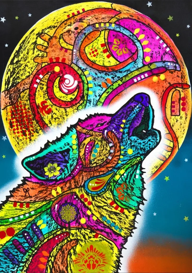 Howling Wolf - Puzzel -1000 Stukjes de Bluebird Puzzle – boîte