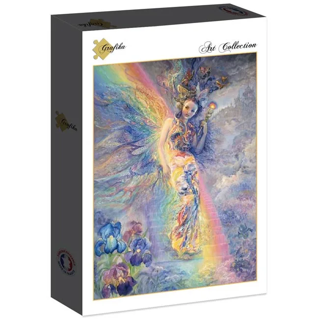 Josephine Wall - Iris, Keeper of the Rainbow (1500) from Bluebird Puzzle – box