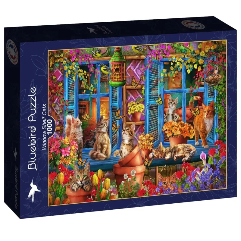 katten legpuzzel raamplank - 1000 stukjes. from Bluebird Puzzle, Multicolour edition – box 2 of 2