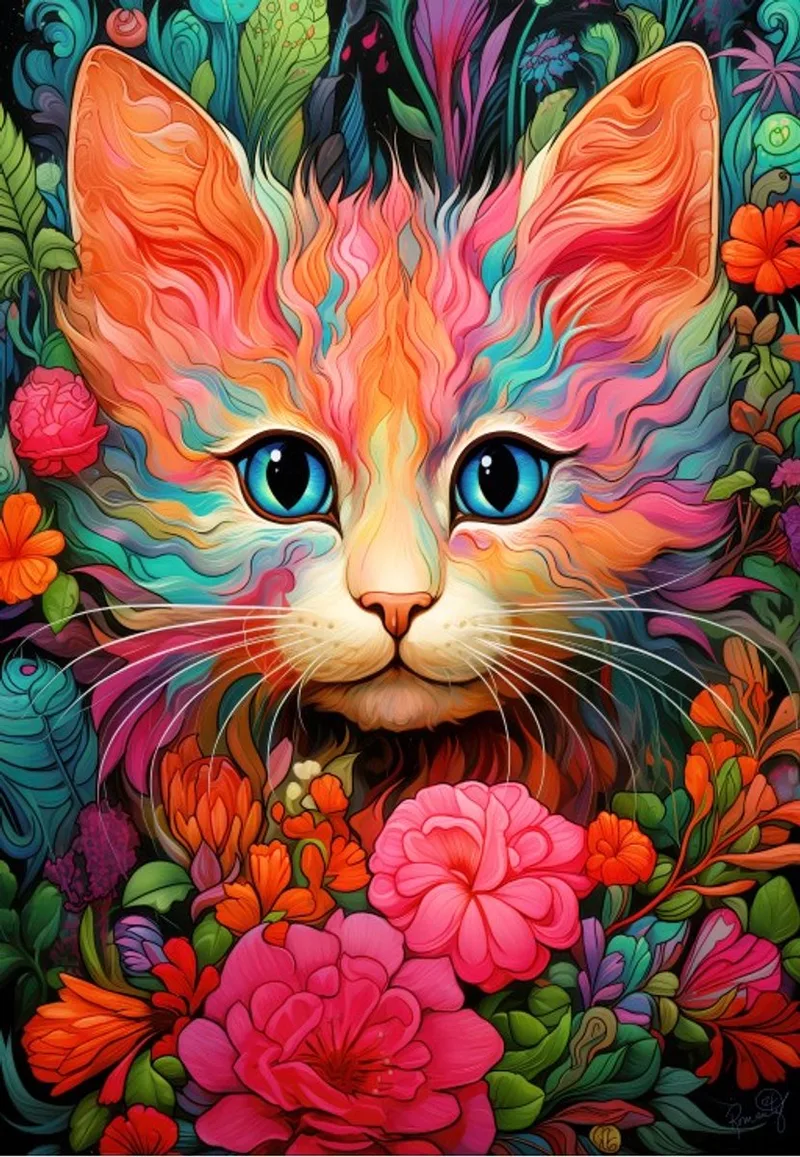 katten puzzel Kitty & Bloom - 1000 stukjes. from Bluebird Puzzle, Multicolour edition – box