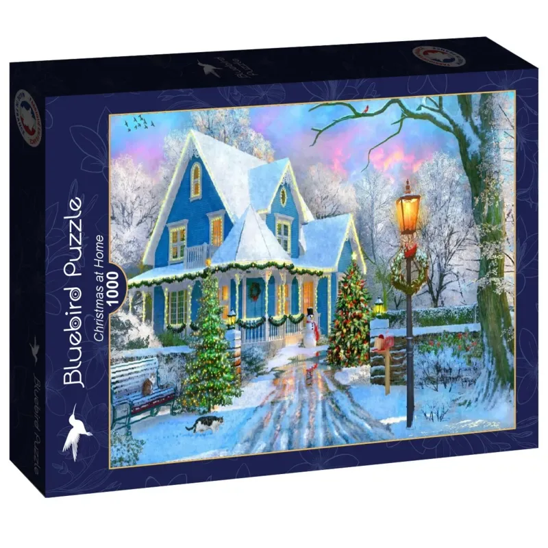 kerst legpuzzel Christmas at Home - 1000 stukjes. from Bluebird Puzzle, Multicolour edition – box 2 of 2