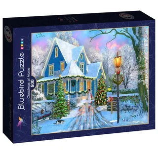 kerst puzzel Christmas at Home - 500 stukjes. from Bluebird Puzzle, Multicolour edition – box 2 of 2