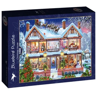 kerst puzzel Christmas House - 1000 stukjes puzzel. fra Bluebird Puzzle, Flerfarvet-udgave – æske 2 af 2