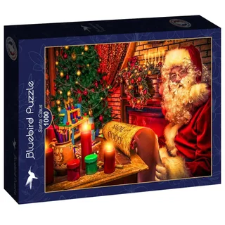 kerstpuzzel Santa Claus - 1000 stukjes karton. van Bluebird Puzzle, editie Meerkleurig – doos 2 van 2