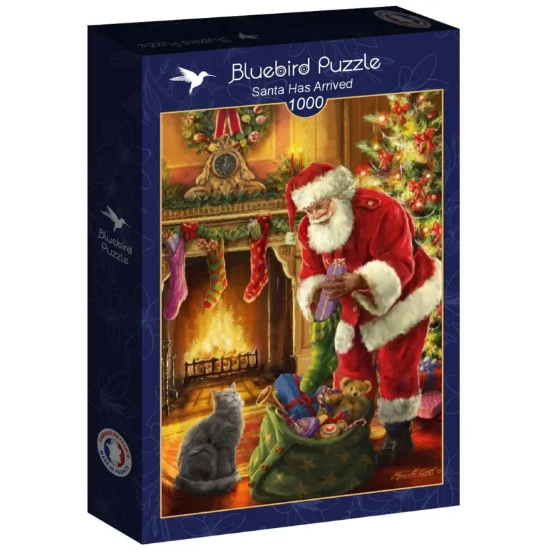kerstpuzzel Santa Has Arrived - 1000 stukjes. fra Bluebird Puzzle, Flerfarvet-udgave – æske 2 af 2