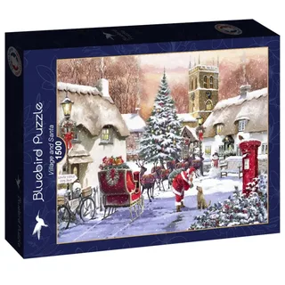 kerstpuzzel Village and Santa - 1500 stukjes. from Bluebird Puzzle, Multicolour edition – box 2 of 2