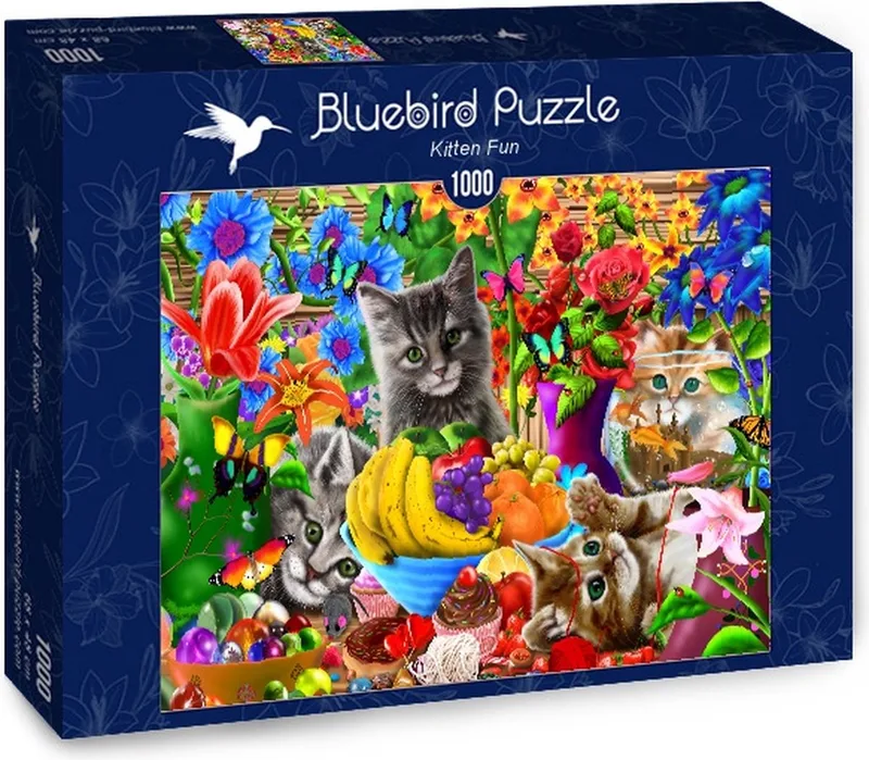 Kitten Fun Bluebird - 1000 stukjes - Legpuzzel from Bluebird Puzzle – box