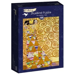 kunst puzzel Gustave Klimt The Waiting 1000 stukjes. von Bluebird Puzzle, Ausgabe Mehrfarbig – Schachtel 2 von 2