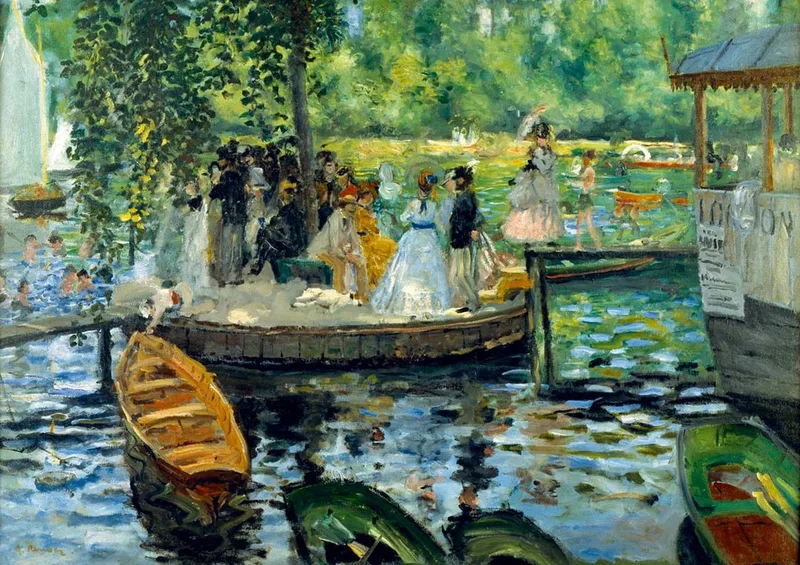 kunst puzzel Renoir La Grenouillère 1000 stukjes. van Bluebird Puzzle, editie Meerkleurig – doos