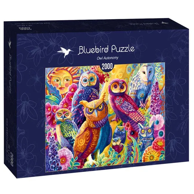 Laura Audi - Owl Autonomy (2000) de Bluebird Puzzle – boîte