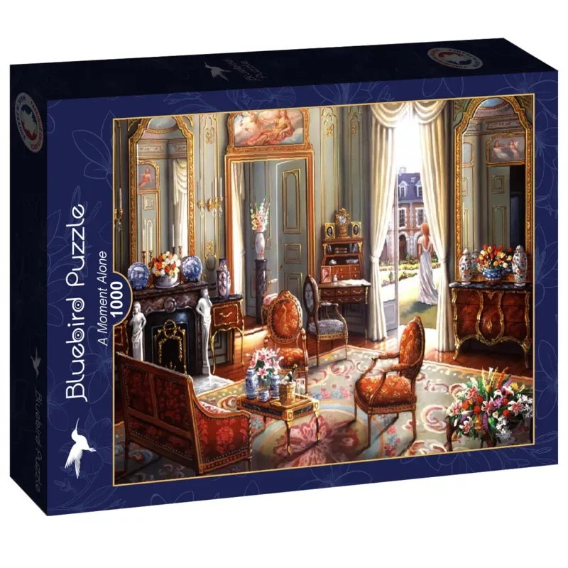 legpuzzel A Moment Alone - 1000 stukjes kunst puzzel. de Bluebird Puzzle, édition Multicolore – boîte 2 sur 2