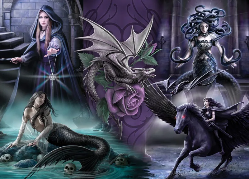 legpuzzel Anne Stokes Gothic Dreams 1000 stukjes. from Bluebird Puzzle, Multicolour edition – box