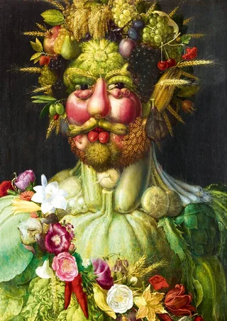 legpuzzel Arcimboldo Rudolf II Vertumnus 1000 stukjes. de Bluebird Puzzle, édition Multicolore – boîte 1 sur 2