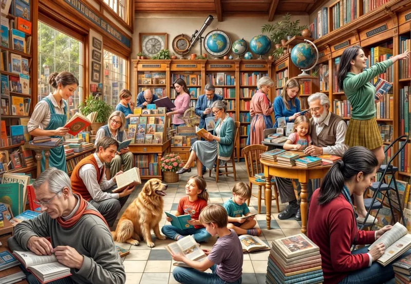 legpuzzel Bookstore - 1000 stukjes puzzelplezier. de Bluebird Puzzle, édition Multicolore – boîte 1 sur 2