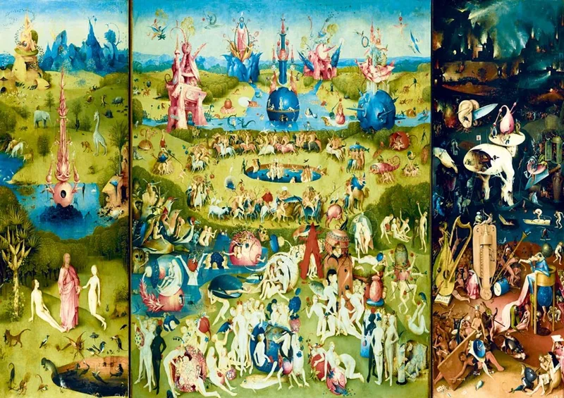legpuzzel Bosch The Garden of Earthly Delights 1000 stukjes. from Bluebird Puzzle, Multicolour edition – box