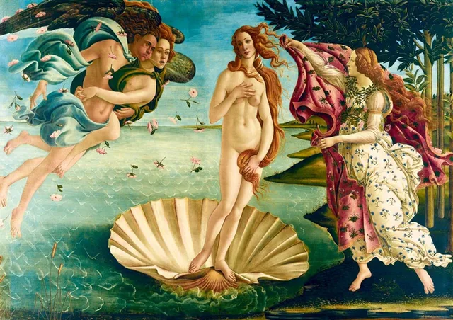 legpuzzel Botticelli - The birth of Venus 1000 stukjes.