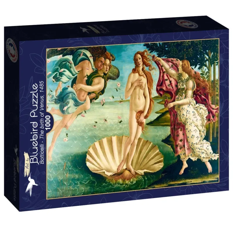 legpuzzel Botticelli - The birth of Venus 1000 stukjes. from Bluebird Puzzle, Multicolour edition – box 2 of 2