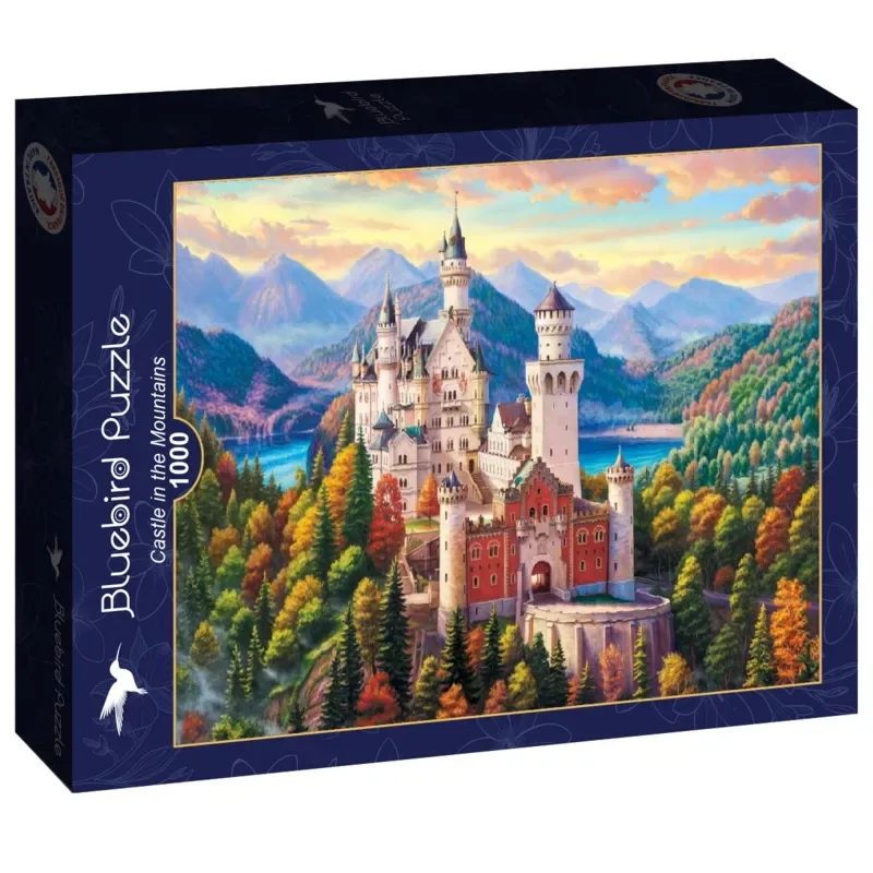 legpuzzel Castle in the Mountains 1000 stukjes karton. von Bluebird Puzzle, Ausgabe Mehrfarbig – Schachtel 2 von 2
