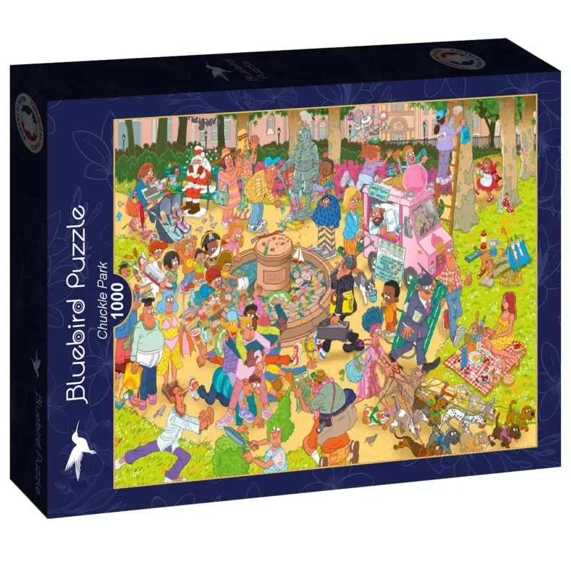 legpuzzel Chuckle Park - 1000 stukjes kleurrijk speelgoed. from Bluebird Puzzle, Multicolour edition – box 2 of 2