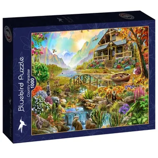 legpuzzel Country Paradise - 1000 stukjes landschap. van Bluebird Puzzle, editie Meerkleurig – doos 2 van 2