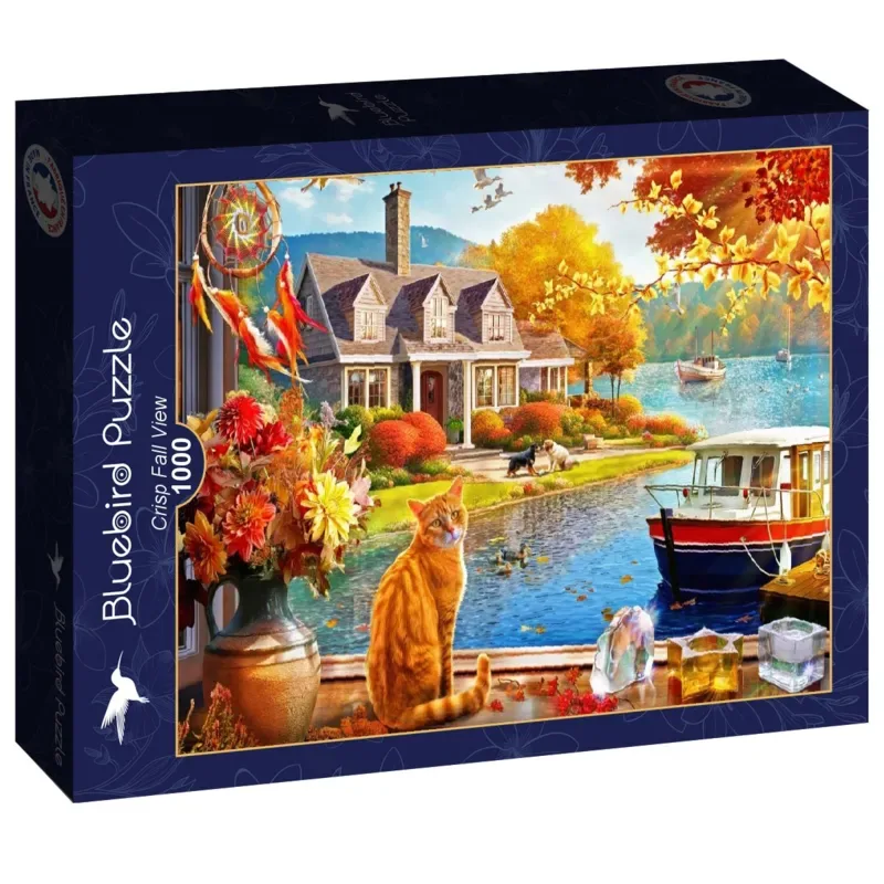 legpuzzel Crisp Fall View - 1000 stukjes herfst. from Bluebird Puzzle, Multicolour edition – box 2 of 2