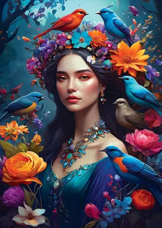 legpuzzel Diana - Soul of Nature Collection - 1000 stukjes. fra Bluebird Puzzle, Flerfarvet-udgave – æske 1 af 2