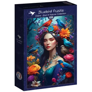 legpuzzel Diana - Soul of Nature Collection - 1000 stukjes. fra Bluebird Puzzle, Flerfarvet-udgave – æske 2 af 2